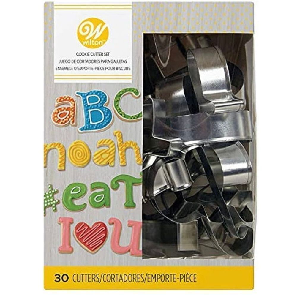 Wilton Alphabet Metal Font Cookie Cutters, 30 Piece set. Speed it out! New in Bo